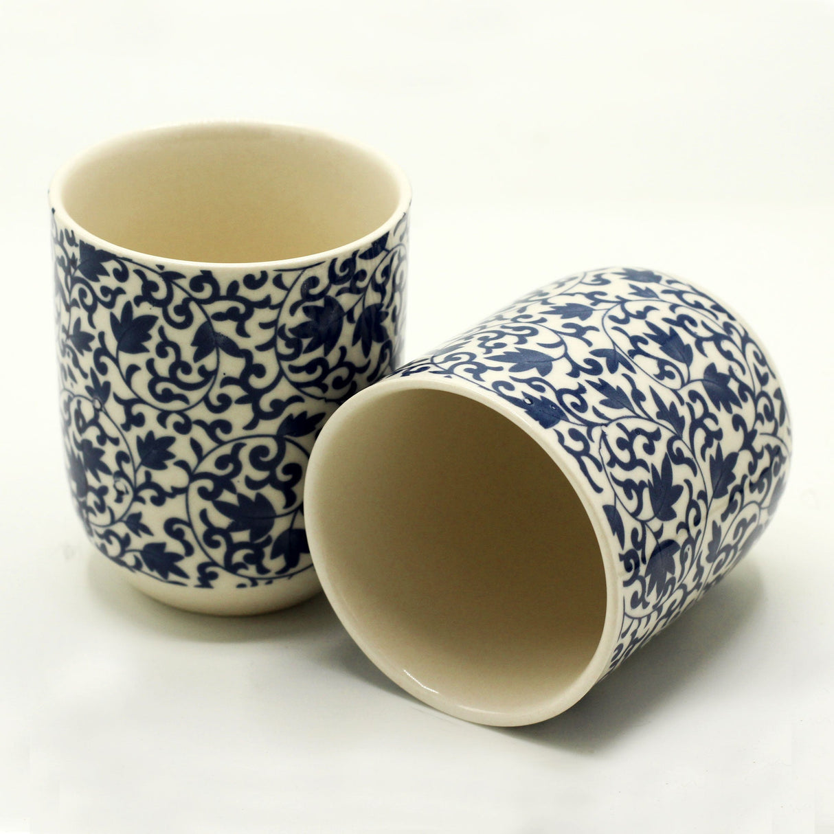 Tea Cups - Blue Pattern - SHAMTAM.COM