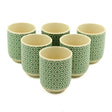 Tea Cups - Green Mosiac - SHAMTAM.COM