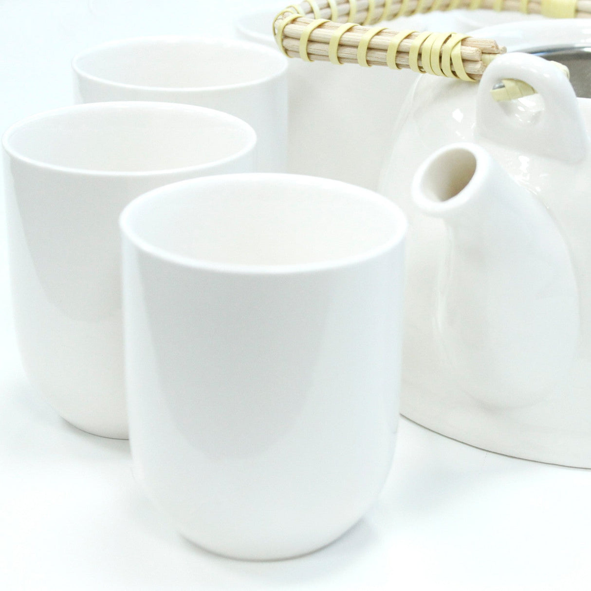 Teapot Set - Classic White - SHAMTAM.COM