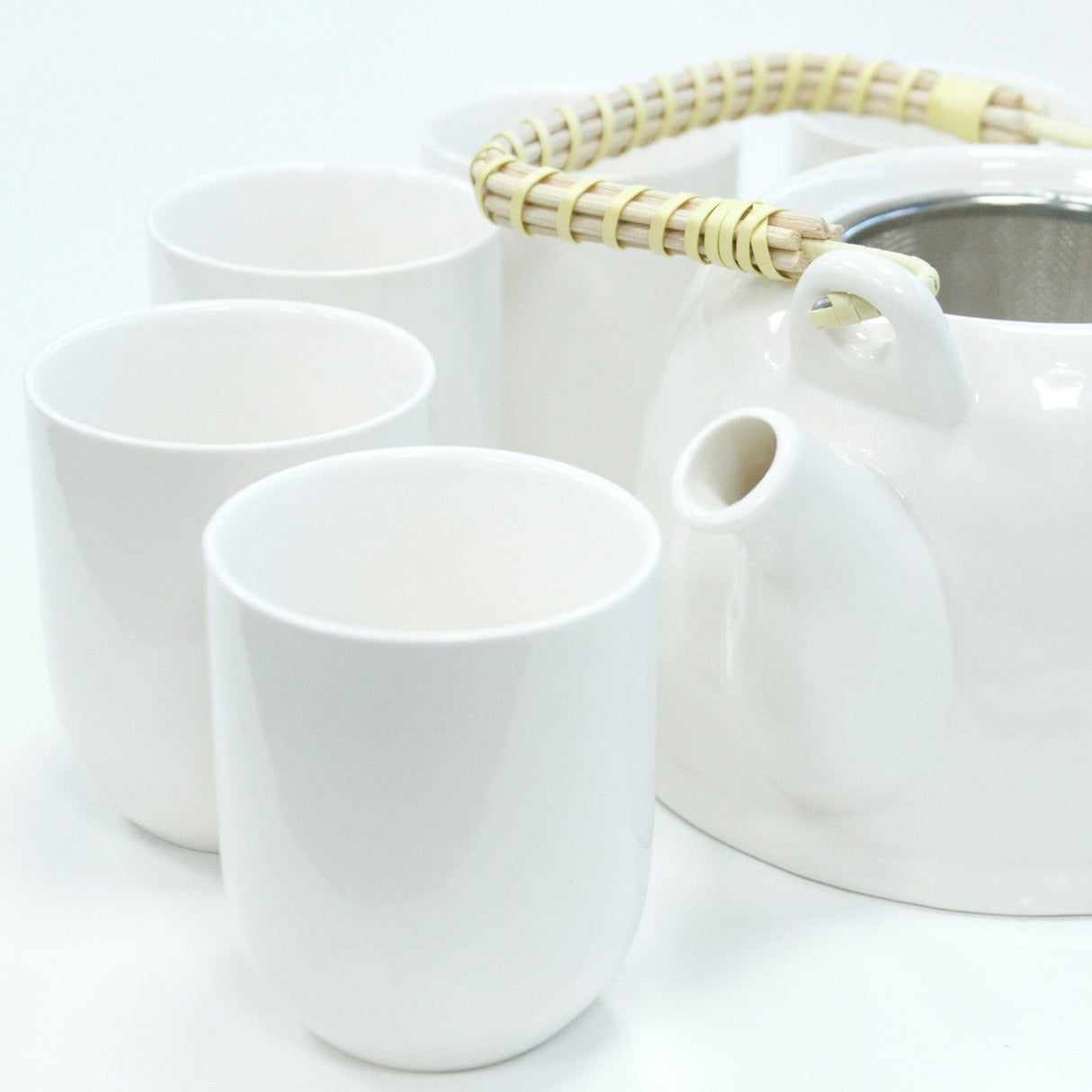 Teapot Set - Classic White - SHAMTAM.COM