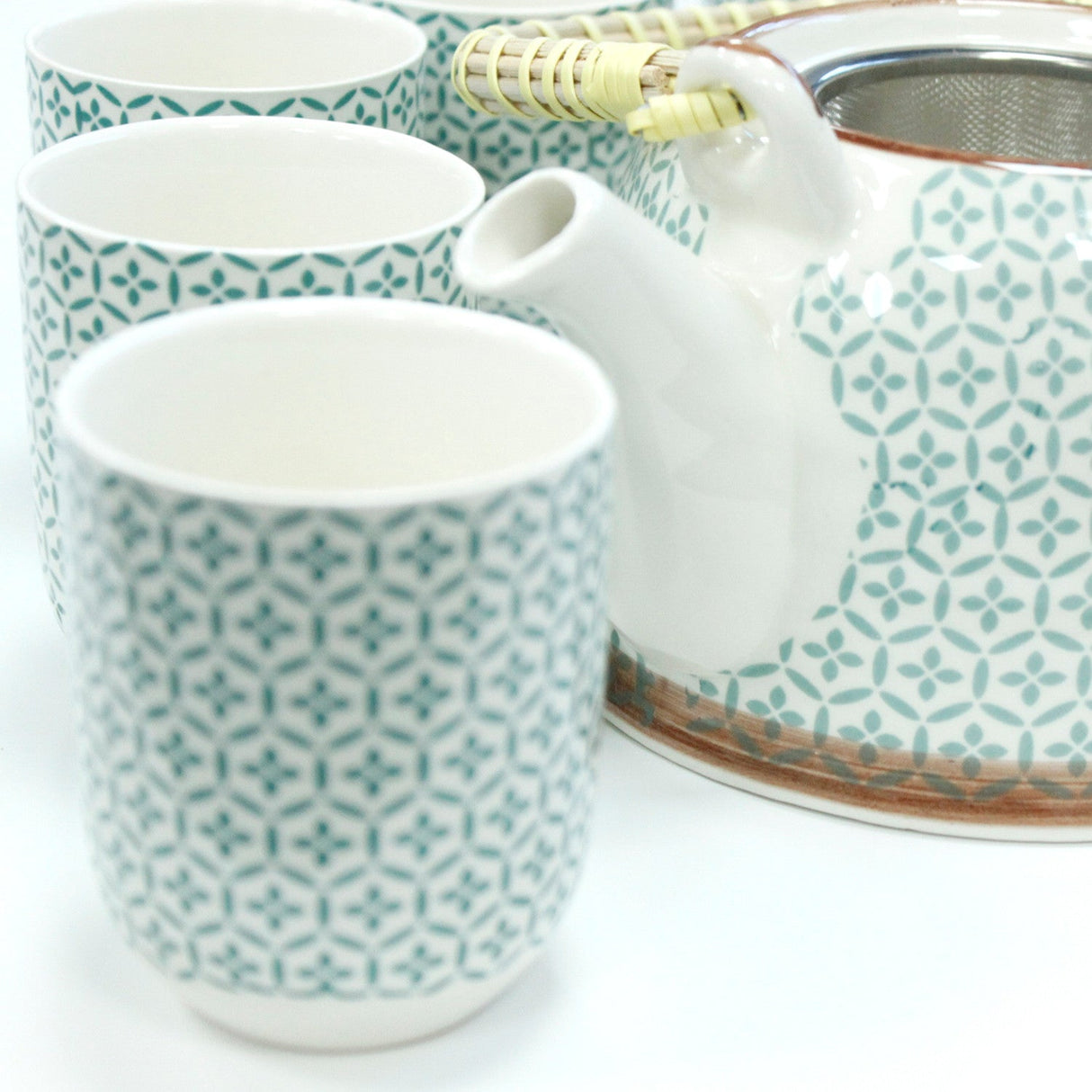 Teapot Set - Green Mosaic - SHAMTAM.COM