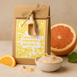 Himalayan Bath Salts Grapefruit And Geranium 500g - SHAMTAM.COM
