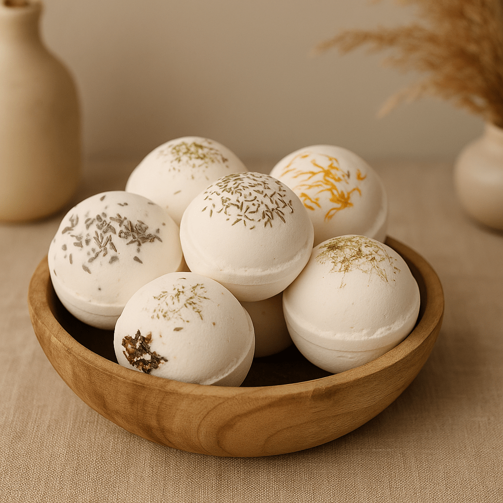 Himalayan Salt Bath Bomb With Botanicals - SHAMTAM.COM