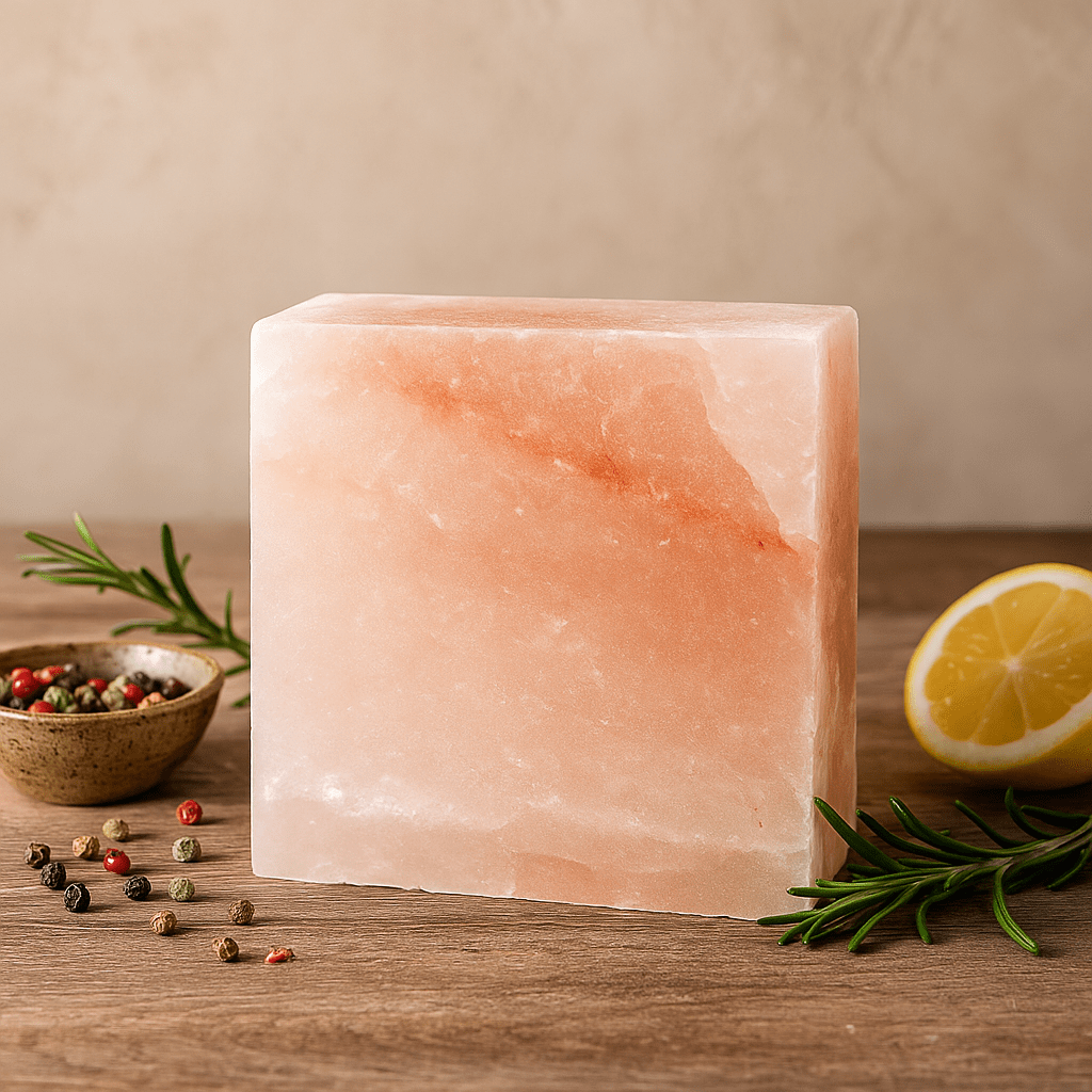 Himalayan Salt Block Cooking Plate Square 20x20x5cm - SHAMTAM.COM
