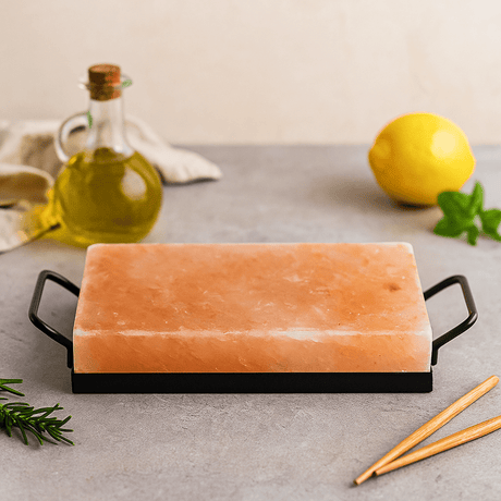 Himalayan Salt Block Grill Plate 30x20x5cm - SHAMTAM.COM