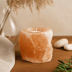 Himalayan Salt Candle Holder - SHAMTAM.COM