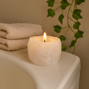 Himalayan Salt Candle Holder 600 - 800g - SHAMTAM.COM