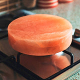 Himalayan Salt Block - Round Cooking Plate 20x20x5cm - SHAMTAM.COM