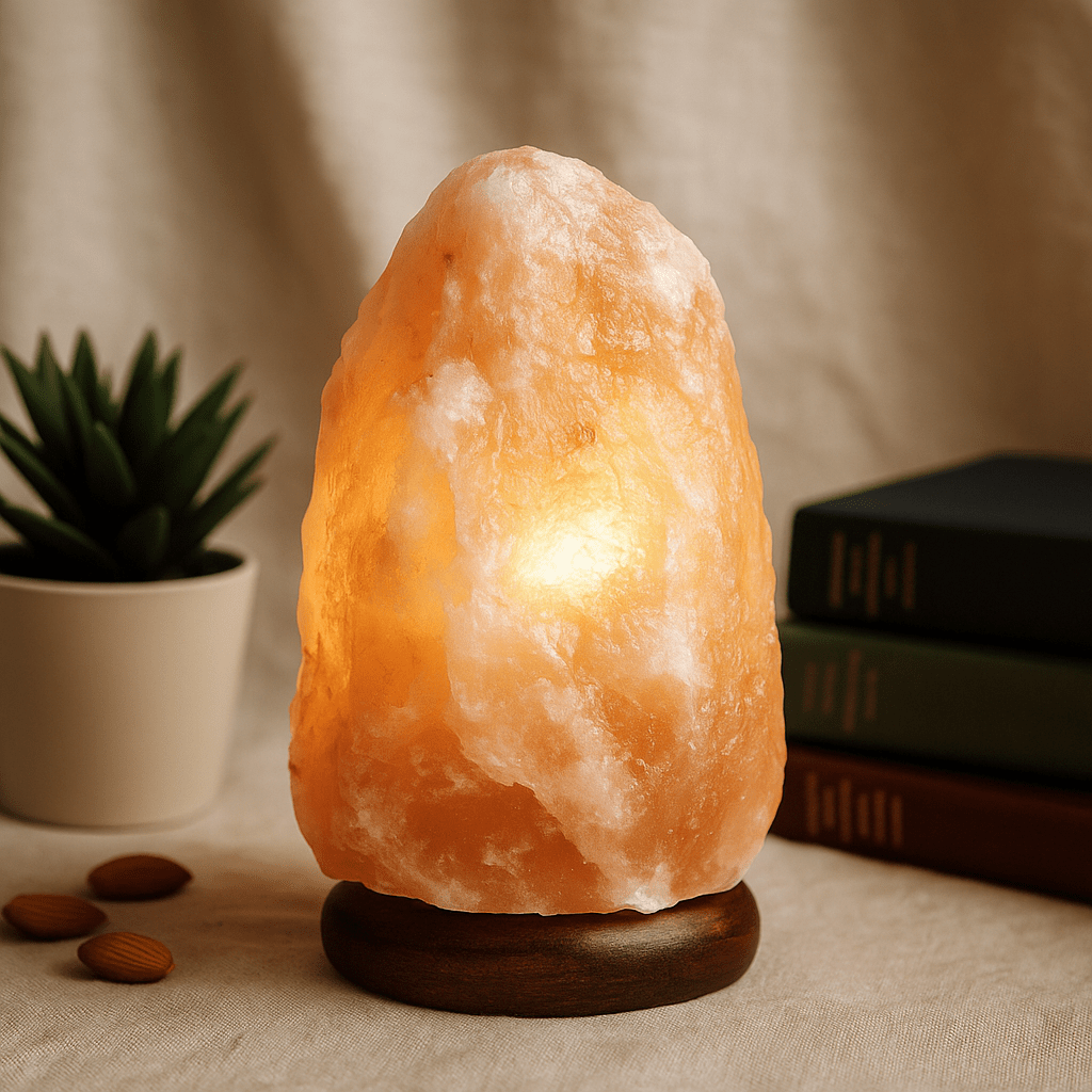 Himalayan Salt Lamp 8 - 10 kg With Bulb - SHAMTAM.COM