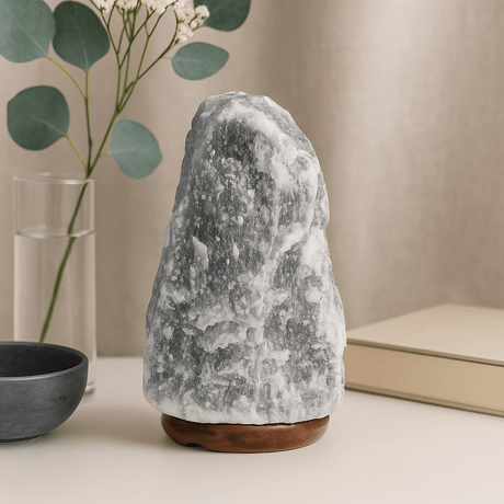 Himalayan Salt Lamp Grey 1.5 - 2kg - SHAMTAM.COM