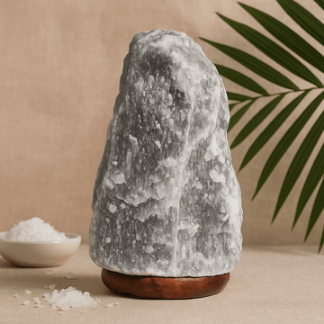 Lampe en sel de l’Himalaya grise 2-3kg