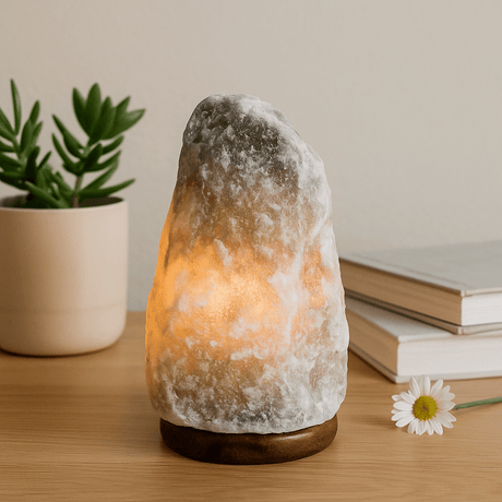 Himalayan Salt Lamp Grey 3 - 5 kg - SHAMTAM.COM