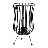 Industrial Lamp, Cable and Bulb, Iron - SHAMTAM.COM