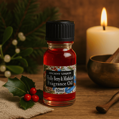 Holly Berry and Mistletoe Fragrance Oil 10ml - SHAMTAM.COM