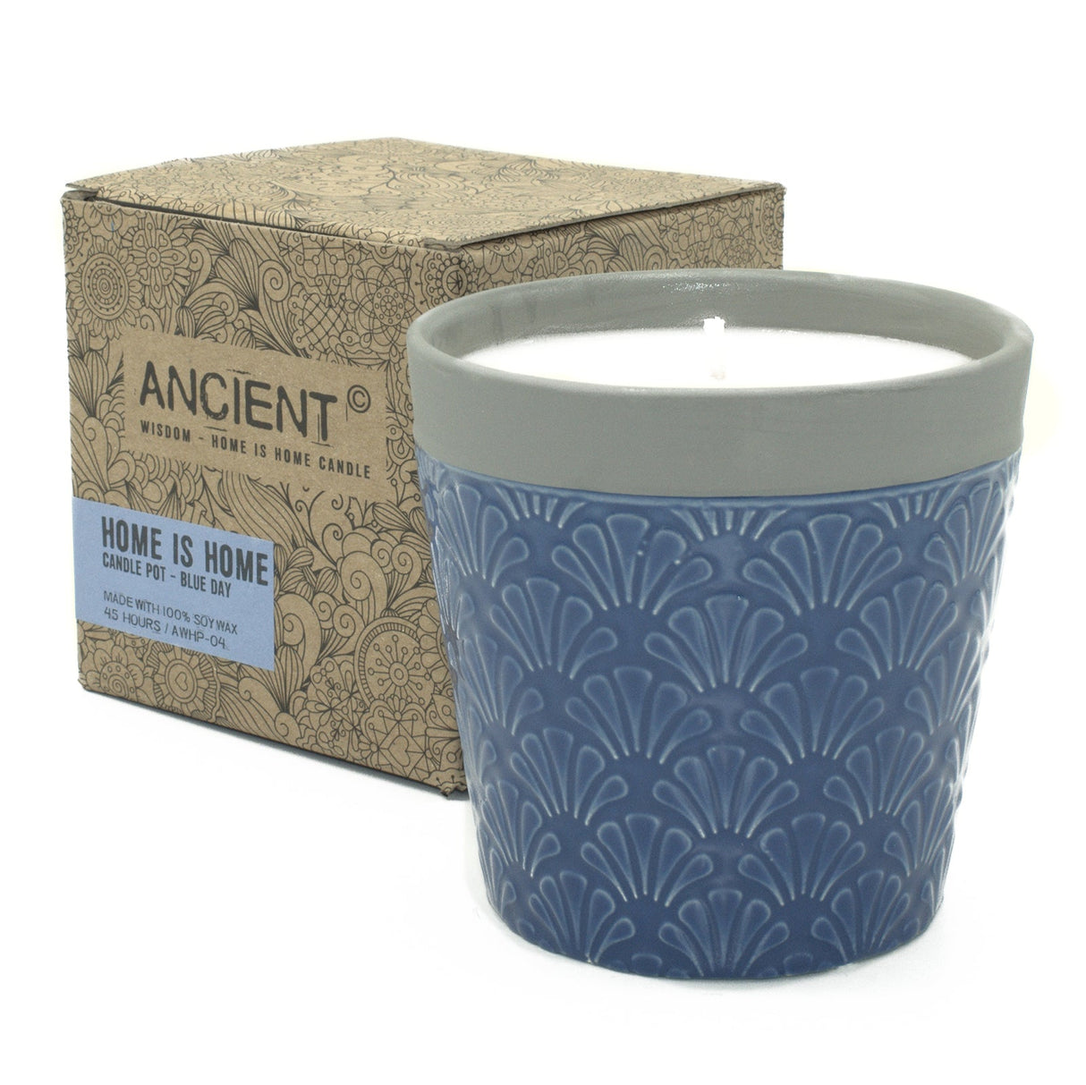 Home is Home Candle Pots - Blue Day - SHAMTAM.COM