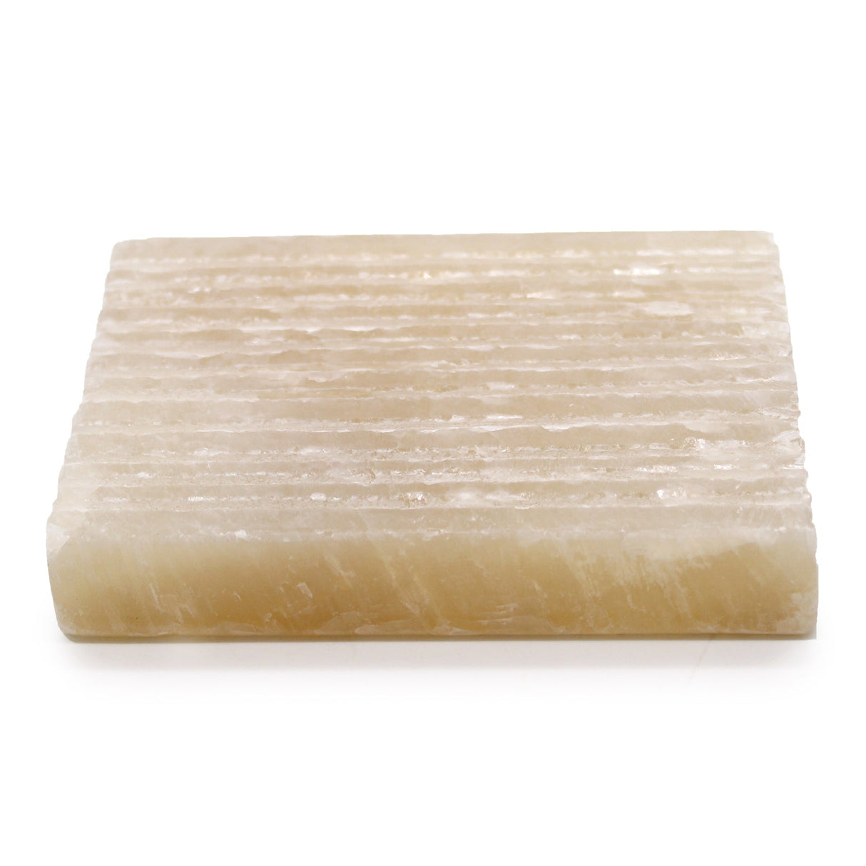 Soap Dish Honey Onyx Square - SHAMTAM.COM