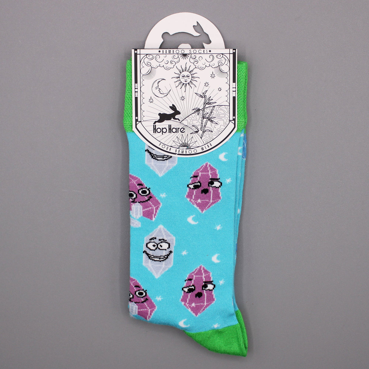 Lucky Gemstones Socks Bamboo M/L - SHAMTAM.COM