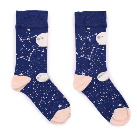 Bamboo Socks M/L - Moon Walk - SHAMTAM.COM