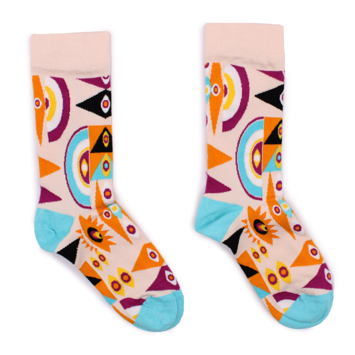 Psychedelic Socks M/L - Psychedelic Evil Eye - SHAMTAM.COM