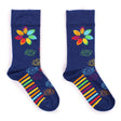 Bamboo Socks M/L - Rainbow Chakra - SHAMTAM.COM