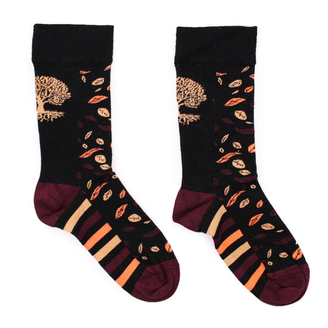 Bamboo Socks S/M - Tree of Life - SHAMTAM.COM