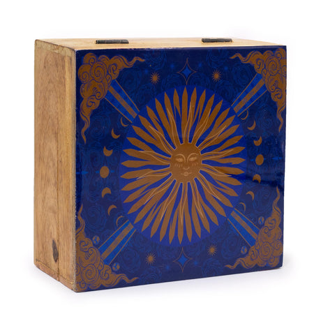 Hop Hare Big Enameled Square Box - The Sun - SHAMTAM.COM