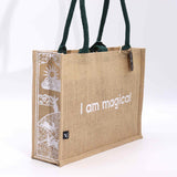 Hop Hare Jute Big Bag - I am Magical - SHAMTAM.COM