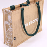 Hop Hare Jute Big Bag - I am Strong - SHAMTAM.COM