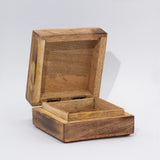 Hop Hare Medium Enameled Square Box - The Sun - SHAMTAM.COM