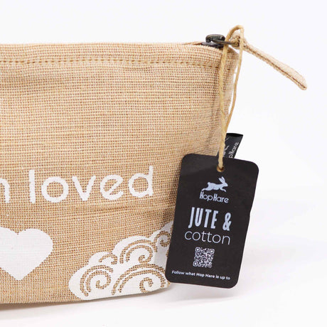 Hop Hare Pouch - I am Loved - SHAMTAM.COM