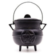 Huge Cast Iron Cauldron with Pentagon 21x15cm - SHAMTAM.COM