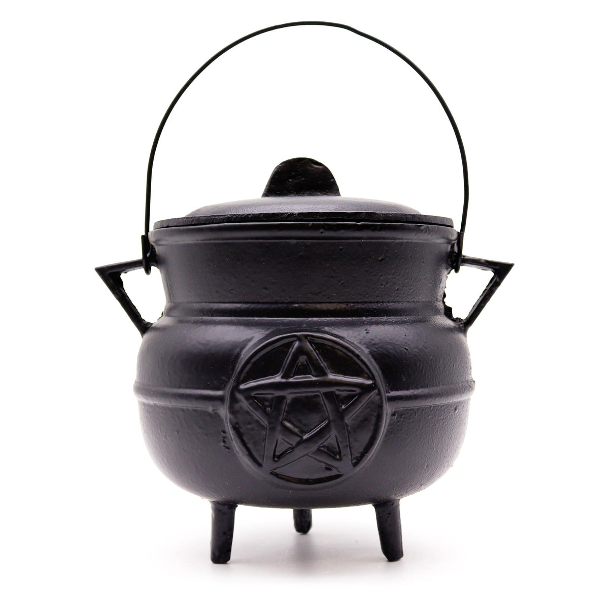 Huge Cast Iron Cauldron with Pentagon 21x15cm - SHAMTAM.COM