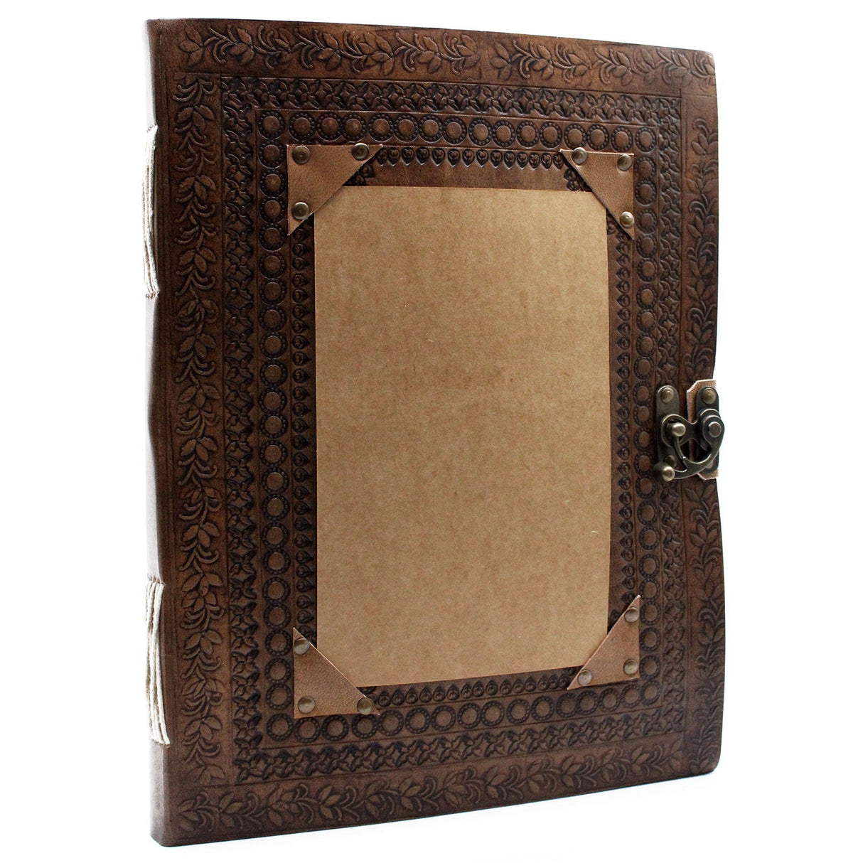 Huge Customisable Leather Notebook 10x13 (200 pages) - SHAMTAM.COM
