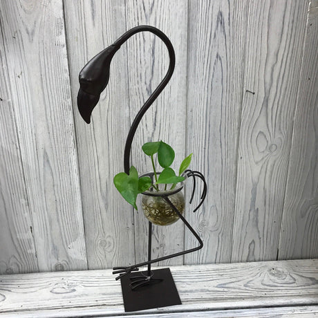 Hydroponic Pot Home Decor - Tall Flamingo - SHAMTAM.COM