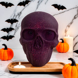 Bomba de baño de Halloween con forma de calavera, 40 g