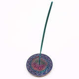 Elegant Soapstone Disc Incense Burner with Lotus in Lotus Design – Perfect for Meditation and Relaxation - SHAMTAM.COM