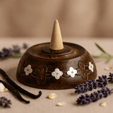 Incense Burner Sticks and Cones Mango Wood - SHAMTAM.COM