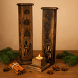 Incense Burner Tower Square Design - SHAMTAM.COM