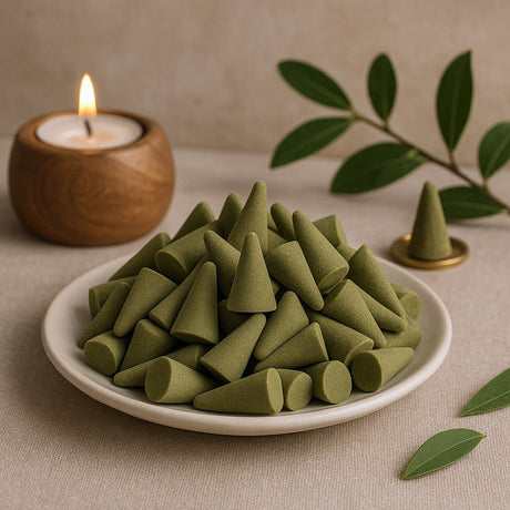 Incense Cones Frankincense and Myrrh, 850 Pack - SHAMTAM.COM