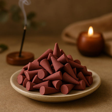 Incense Cones Midnight Rose 850 Pieces - SHAMTAM.COM