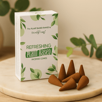 Incense Cones Plant-Based Refreshing 12 Pack