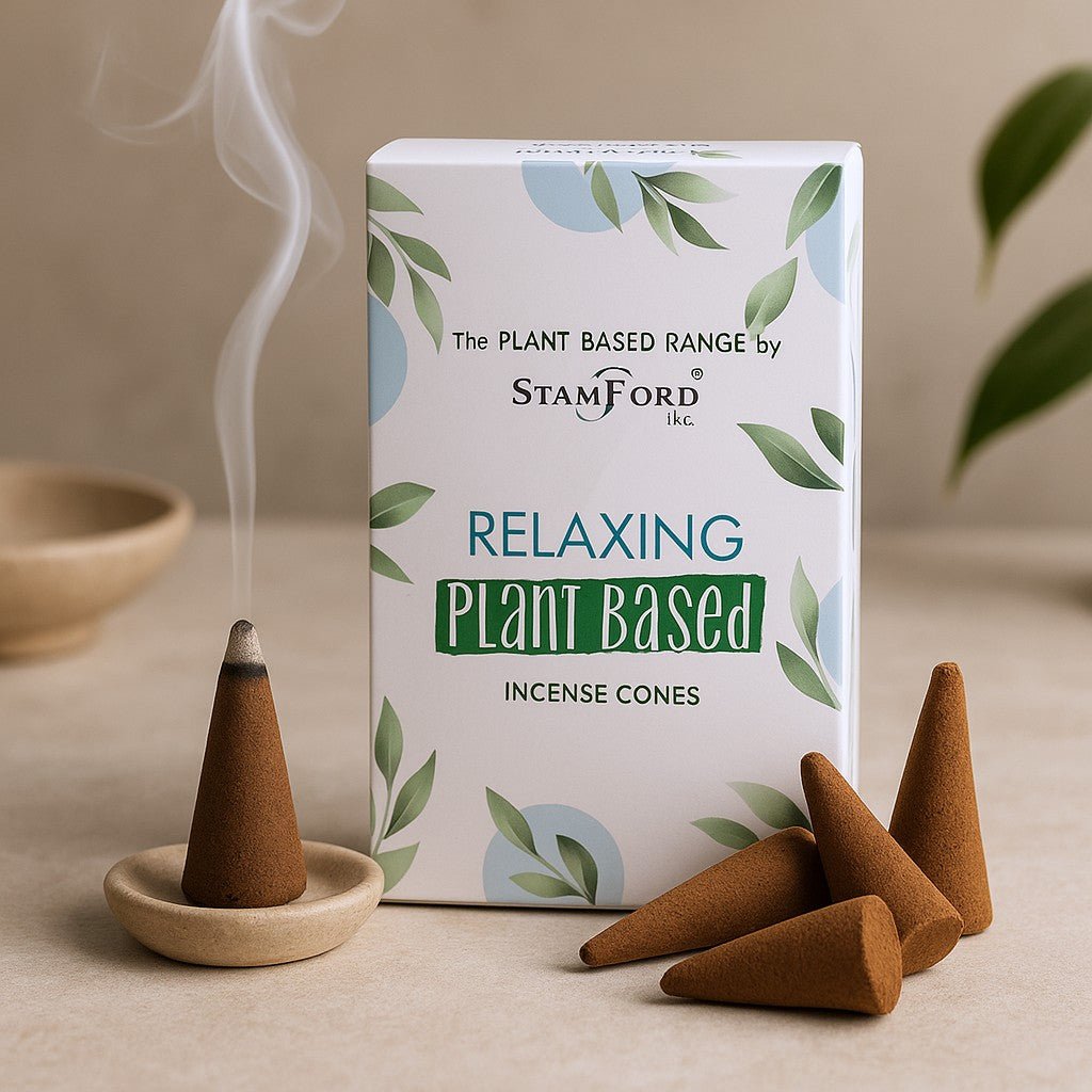 Incense Cones Plant Based Relaxing Vegan 12 Cones - SHAMTAM.COM