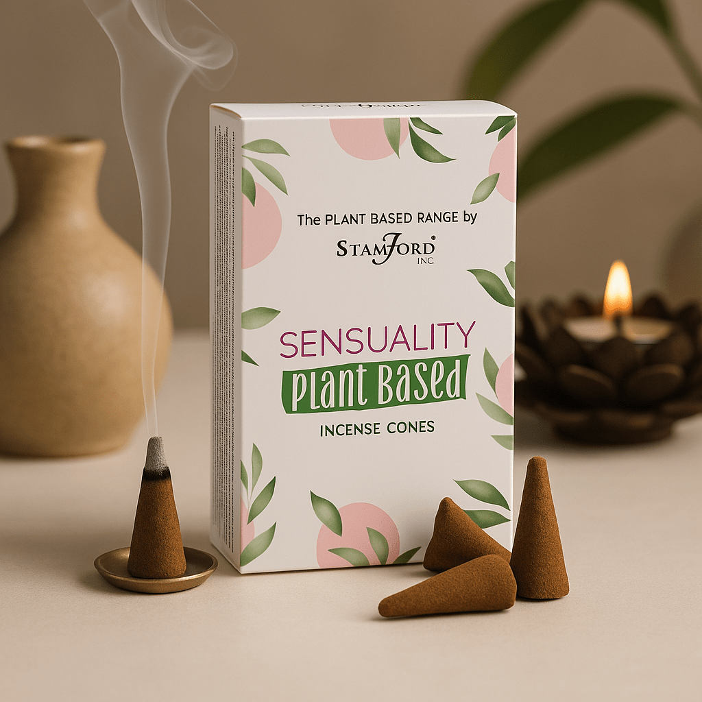 Incense Cones Plant Based Sensuality 12 Cones Stamford - SHAMTAM.COM