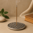 Incense Holder Flower of Life Aluminium 11cm - SHAMTAM.COM