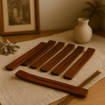 Incense Holder Mango Wood Ash Catcher