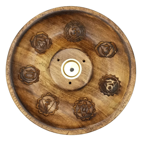 Incense Stick & Cone Burner Disc - 7 Chakra - SHAMTAM.COM