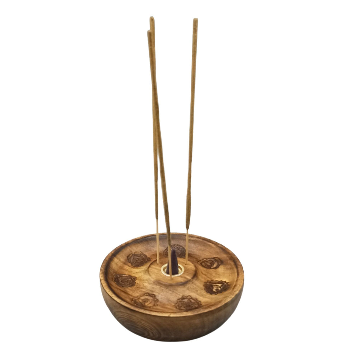 Incense Stick & Cone Burner Disc - 7 Chakra - SHAMTAM.COM