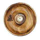 Incense Stick & Cone Burner Disc - Buddha - SHAMTAM.COM