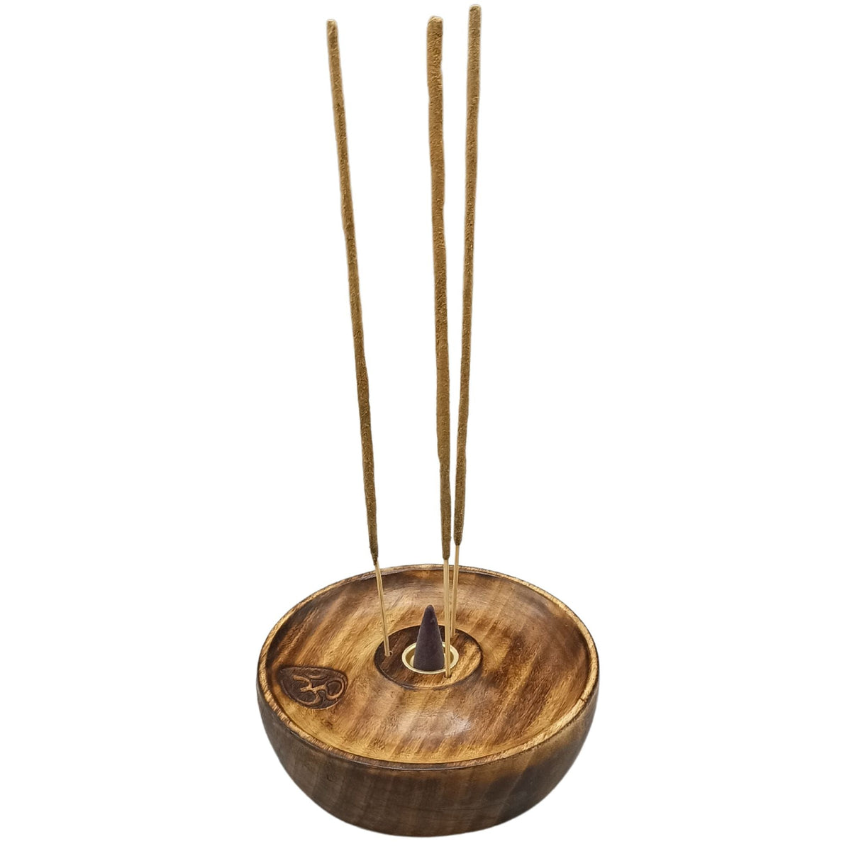 Incense Stick & Cone Burner Disc - Om - SHAMTAM.COM