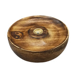 Incense Stick & Cone Burner Disc - Yin & Yang - SHAMTAM.COM